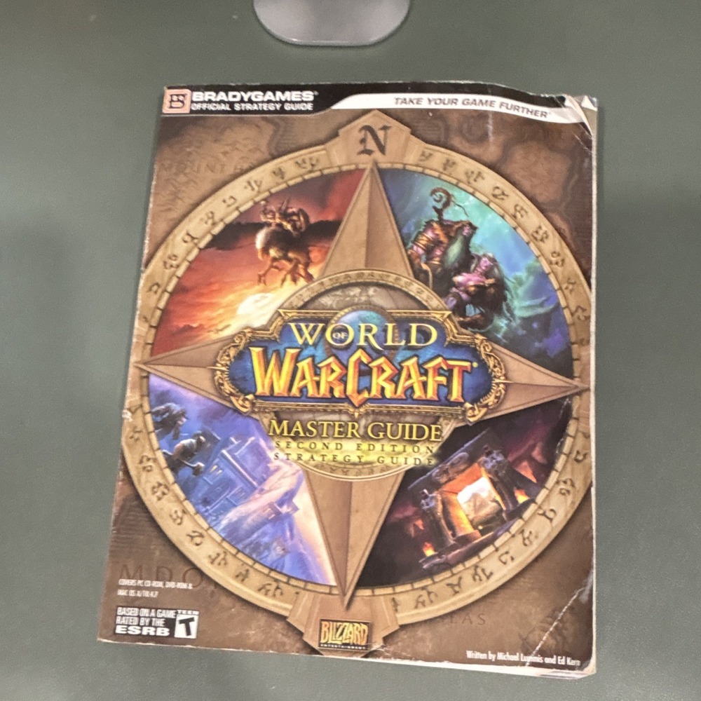 World of WarCraft Master Guide 2nd Edition Strategy Guide BradyGames 2006 VTG